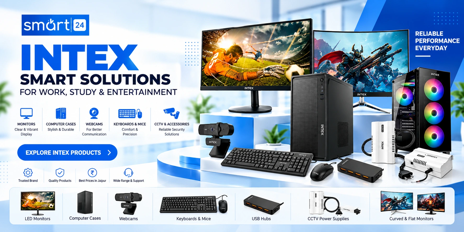 Intex Smart Solutions - Monitors, Cases, Keyboards & CCTV Supplies